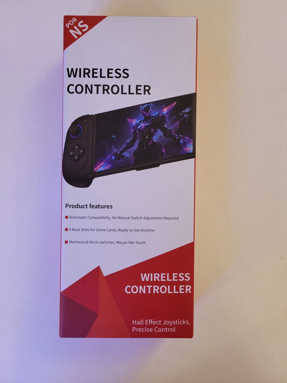 Wireless Controller - Black and Red Packaging
